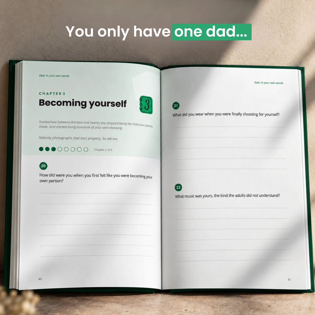 Guided journal - Dad, your life in your own words