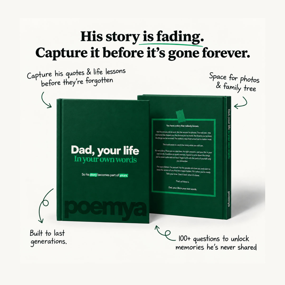 Guided journal - Dad, your life in your own words