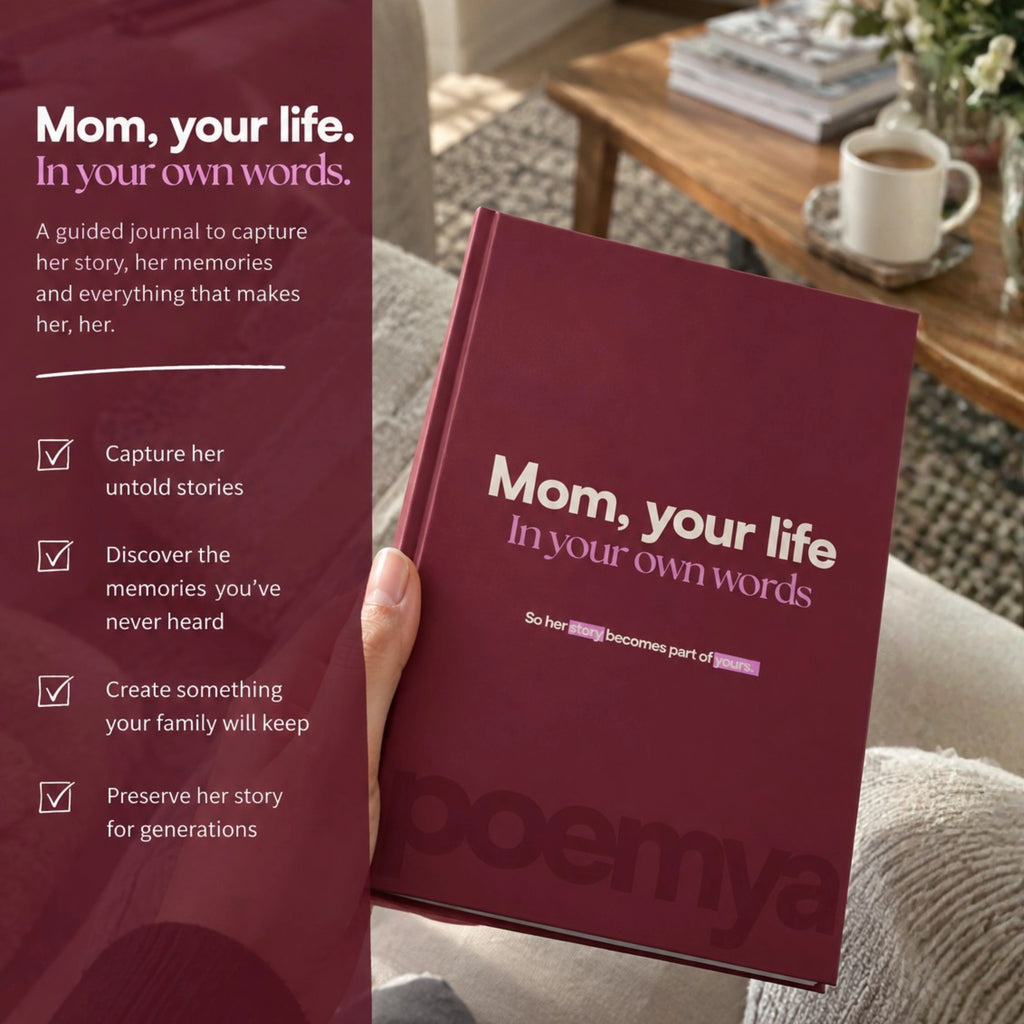 Guided journal - Mom, your life in your own words