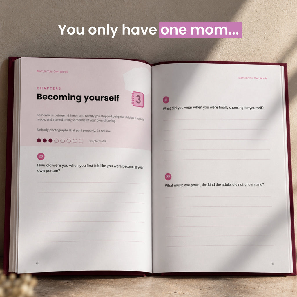Guided journal - Mom, your life in your own words
