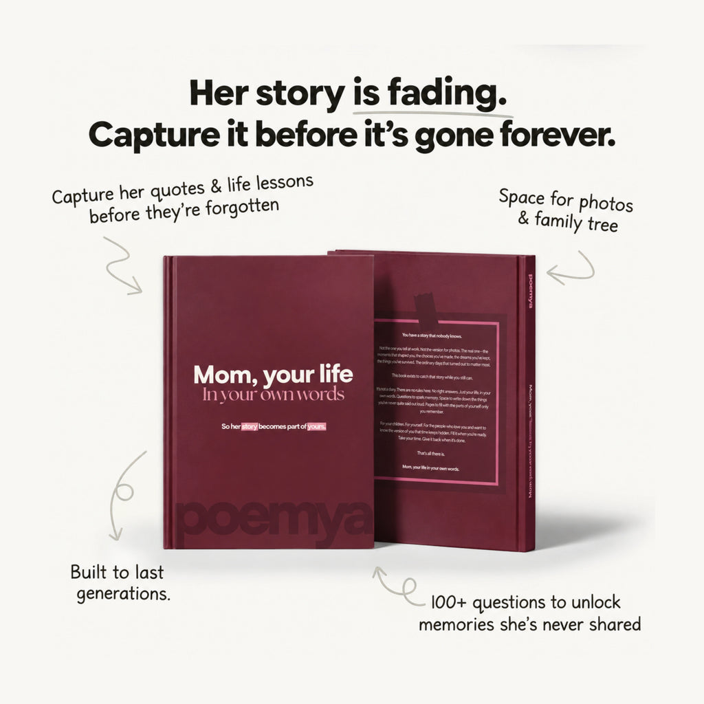 Guided journal - Mom, your life in your own words