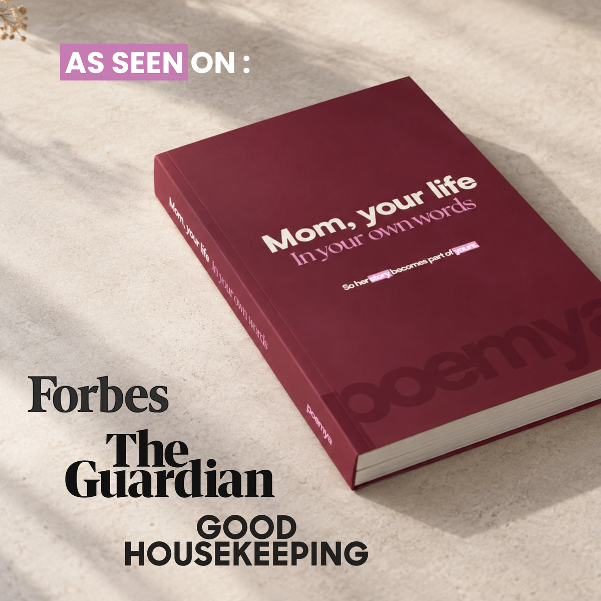Guided journal - Mom, your life in your own words
